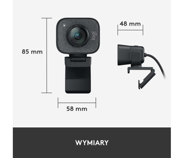 LOGITECH StreamCam Grafitowa 960-001281 - 577265 - zdjęcie 15